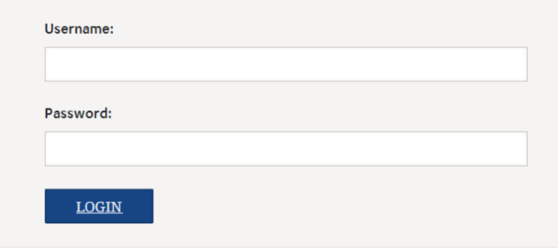 Screenshot of a window with username and password fields
