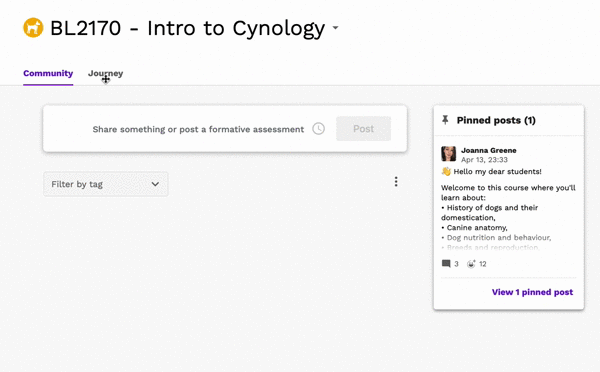 gif showing the cursor clicking on the three dots in Materials, then on Import Material