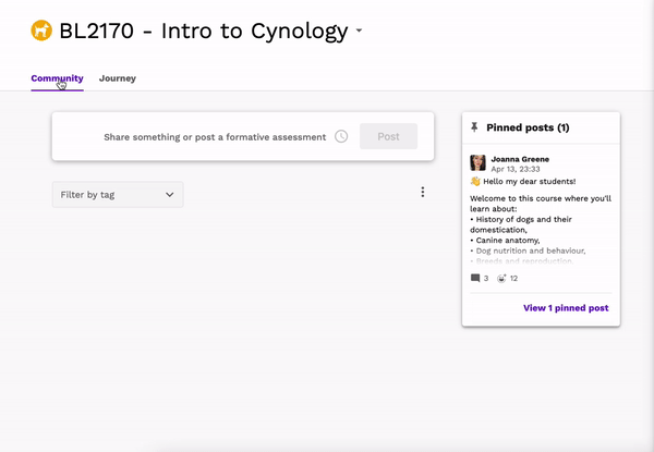 gif showing the cursor clicking on the three dots in Materials, then on Export Material
